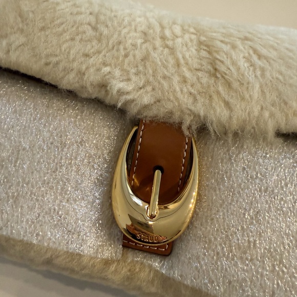 Staud Harlow Shearling Shoulder Bag - Picture 5 of 6